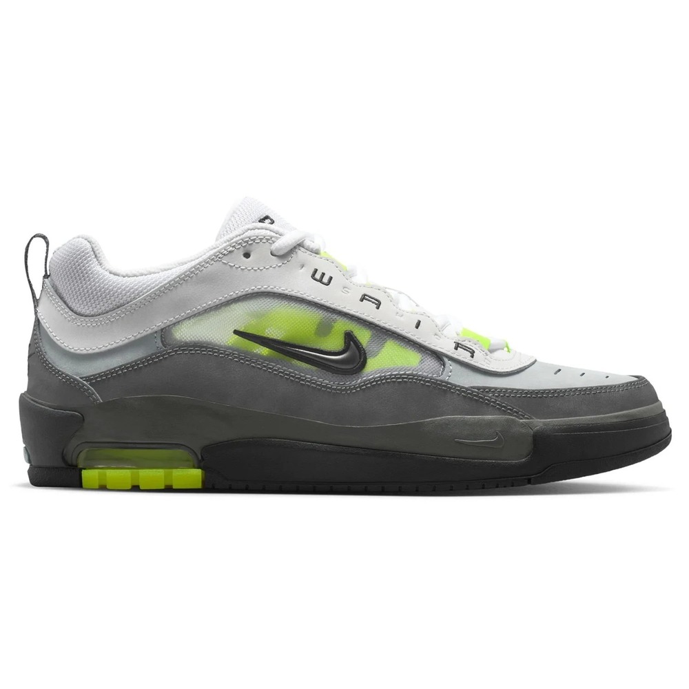 Nike Air Max Ishod Mens 10.5 Black/Neon/Gray Running Shoes Sneakers IR1887 002